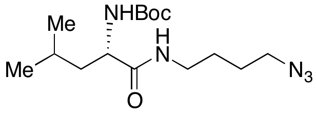 (S)-(1-((4-Azidobutyl)amino)-4-methyl-1-oxopentan-2-yl)carbamic Acid tert-Butyl Ester