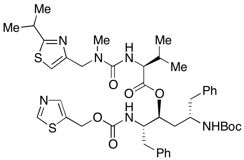 (S)-(5S,6S,8S)-5,8-Dibenzyl-12,12-dimethyl-3,10-dioxo-1-(thiazol-5-yl)-2,11-dioxa-4,9-diazatridecan-6-yl 2-(3-((2-Isopropylthiazol-4-yl)methyl)-3-methylureido)-3-methylbutanoate