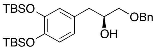 (S)-1-(Benzyloxy)-3-(3,4-bis((tert-butyldimethylsilyl)oxy)phenyl)propan-2-ol