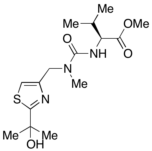 (S)-2-(3-((2-(2-Hydroxypropan-2-yl)thiazol-4-yl)methyl)-3-methylureido)-3-methylbutanoic Acid Methyl Ester