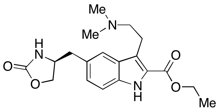 (S)-3-[2-(Dimethylamino)ethyl]-5-[[(4S)-2-oxo-4-oxazolidinyl]methyl]-1H-indole-2-carboxylic Acid Ethyl Ester