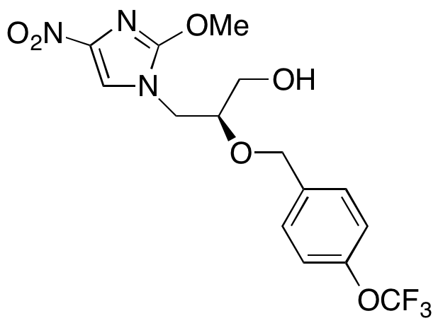 (S)-3-(2-Methoxy-4-nitro-1H-imidazol-1-yl)-2-((4-(trifluoromethoxy)benzyl)oxy)propan-1-ol