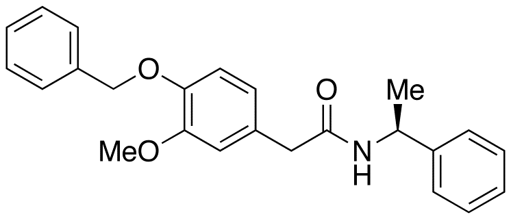 (S)-4-Benzyloxy-3-methoxy-N-(1-phenylethyl)benzeneacetamide