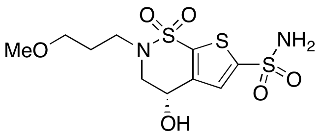 (S)-4-Hydroxy-2-(3-methoxypropyl)-3,4-dihydro-2H-thieno[3,2-e][1,2]thiazine-6-sulfonamide 1,1-Dioxide