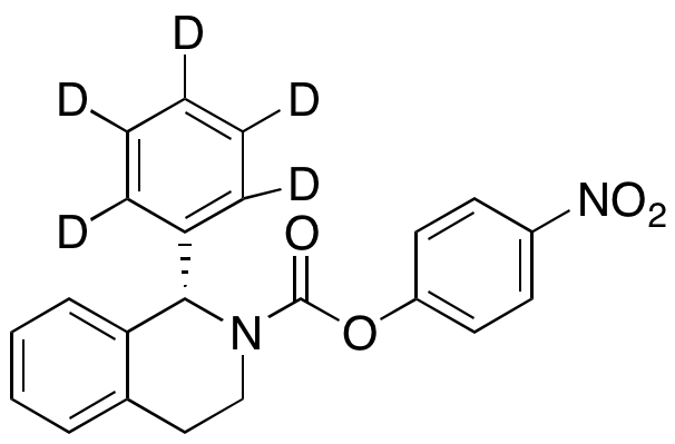 (S)-4-Nitrophenyl 1-Phenyl-d5-3,4-dihydroisoquinoline-2(1H)-carboxylate