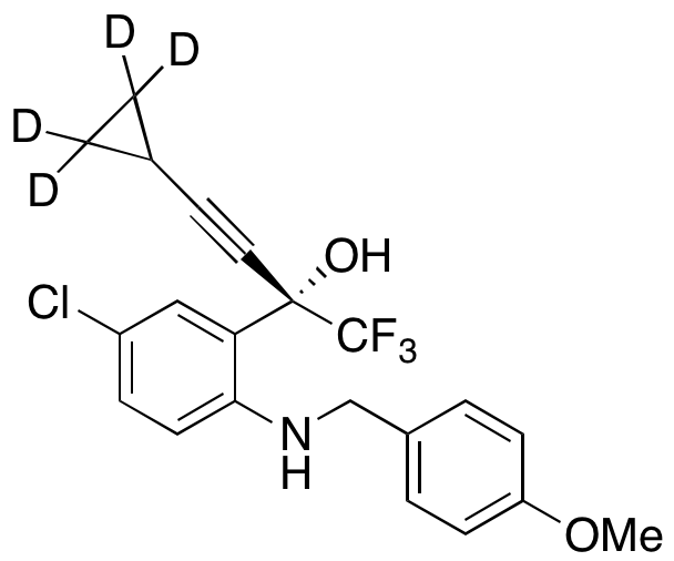 (S)-5-Chloro-α-(cyclopropylethynyl)-2-[[(4-methoxyphenyl)methyl]amino]-α-(trifluoromethyl)benzenemethanol-D4