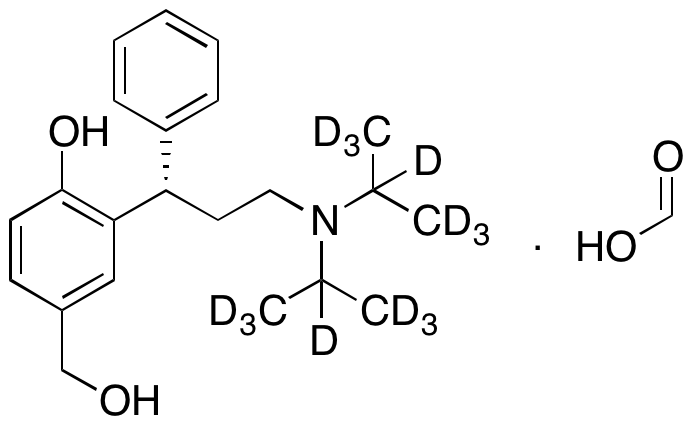 (S)-5-Hydroxymethyl Tolterodine-d14 Formate