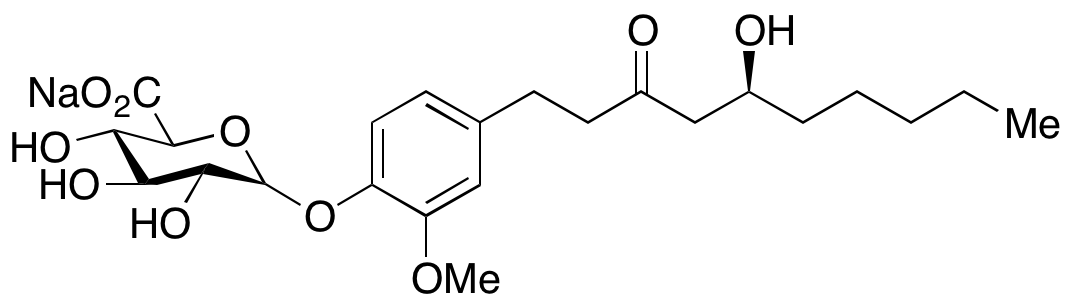 (S)-6-Gingerol-4’-O-β-glucuronide Sodium Salt