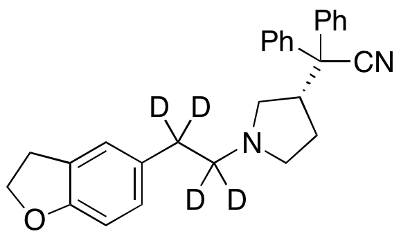 (S)-Darifenacin Nitrile-d4