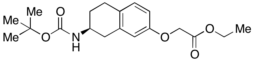 (S)-Ethyl 2-((7-((tert-Butoxycarbonyl)amino)-5,6,7,8-tetrahydronaphthalen-2-yl)oxy)acetate