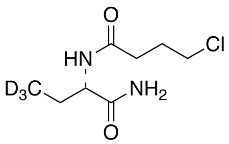 (S)-N-(1-Amino-1-oxobutan-2-yl)-4-chlorobutanamide-d3