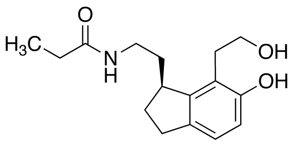 (S)-N-[2-[2,3-Dihydro-6-hydroxy-7-(2-hydroxyethyl)-1H-inden-1-yl]ethyl]propanamide