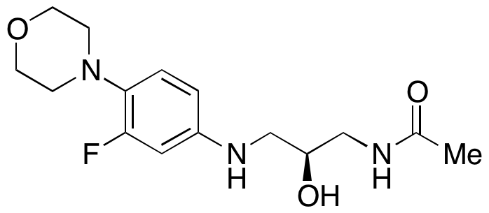 (S)-N-(3-((3-Fluoro-4-morpholinophenyl)amino)-2-hydroxypropyl)acetamide