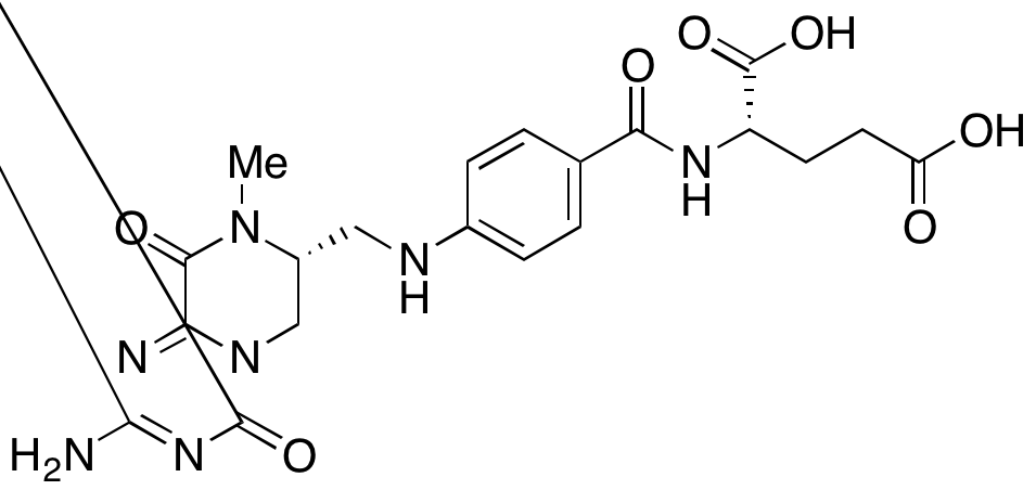 (S)-N-[4-[[((R)-2-Amino-6,7,8,9-tetrahydro-8-methyl-4,9-dioxo-4H-pyrazino[1,2-a]-1,3,5-triazin-7-yl)methyl]amino]benzoyl]-L-glutamic Acid