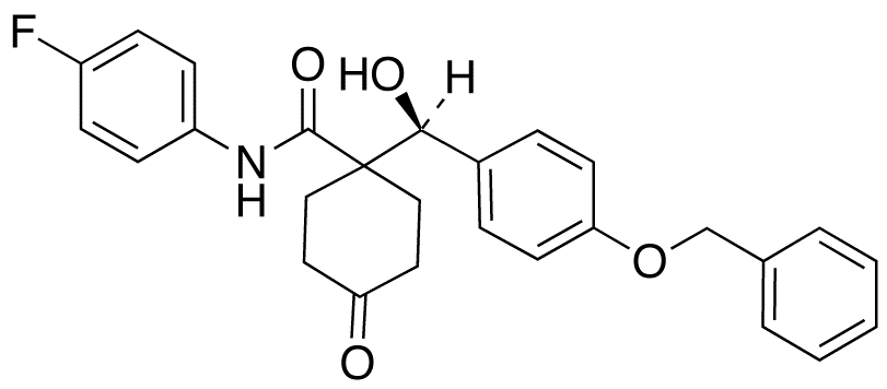 (S)-N-(4-Fluorophenyl)-1-[hydroxy[4-(phenylmethoxy)phenyl]methyl]-4-oxo-cyclohexanecarboxamide