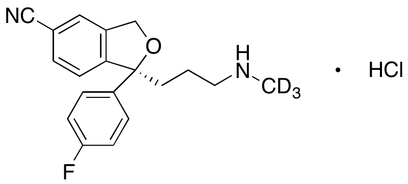 (S)-N-Desmethyl Citalopram Hydrochloride-d3