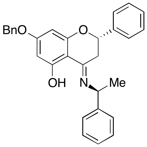 (S)-Pinocembrin (S)-α-Methylbenzylimine 7-Benzyl Ether