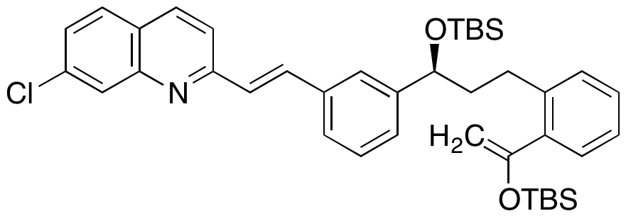 (S,E)-2-(3-(1-((tert-Butyldimethylsilyl)oxy)-3-(2-(1-((tert-butyldimethylsilyl)oxy)vinyl)phenyl)propyl)styryl)-7-chloroquinoline