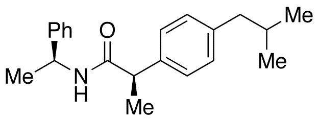 (S,R)-N-(1-Phenylethyl) Ibuprofen Amide