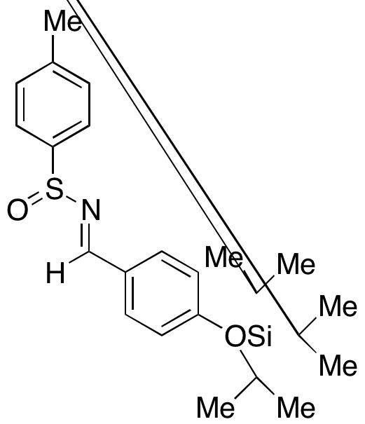 [S(S)]-4-Methyl-N-[[4-[[tris(1-methylethyl)silyl]oxy]phenyl]methylene]bezenesulfinamide