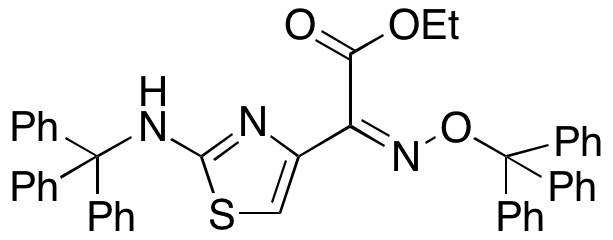 (Z)-2-[2-(Tritylamino)thiazol-4-yl]-2-(trityloxyimino)acetic Acid Ethyl Ester