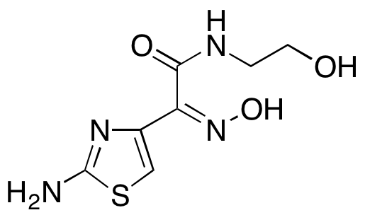 (Z)-2-(2-Aminothiazol-4-yl)-N-(2-hydroxyethyl)-2-(hydroxyimino)acetamide