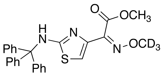 (Z)-2-(2-Tritylaminothiazol-4-yl)-2-methoxyiminoacetic Acid-d3 Methyl Ester