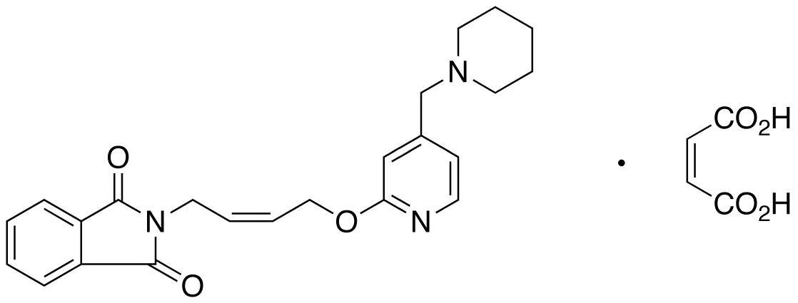 (Z)-2-[4-[[4-(1-Piperidinylmethyl)-2-pyridinyl]oxy]-2-butenyl]-1H-isoindole-1,3(2H)-dione Maleate