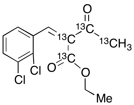 (Z)-Ethyl 2-(2,3-Dichlorobenzylidene)-3-oxobutanoate-13C4