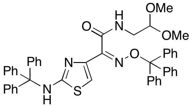 (Z)-N-(2,2-Dimethoxyethyl)-2-(2-(tritylamino)thiazol-4-yl)-2-((trityloxy)imino)acetamide