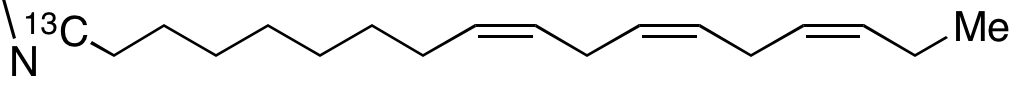 (Z,Z,Z)-9,12,15-Octadecatrienenitrile-13C1