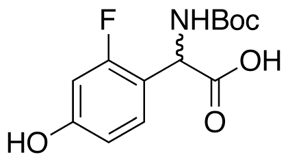 α-[[(1,1-Dimethylethoxy)carbonyl]amino]-2-fluoro-4-hydroxybenzeneacetic Acid