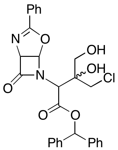 α-[2-Chloro-1-hydroxy-1-(hydroxymethyl)ethyl]-7-oxo-3-phenyl-4-oxa-2,6-diazabicyclo[3.2.0]hept-2-ene-6-acetic Acid Diphenylmethyl Ester