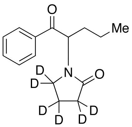 α-(2-Oxopyrrolidino)valerophenone-d6 (major)