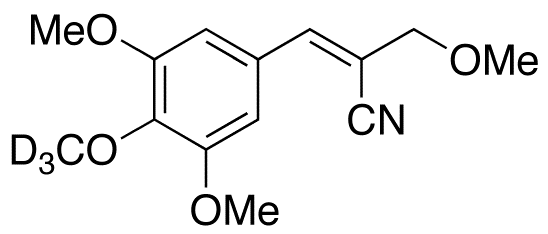 α-(3,4,5-Trimethoxybenzylidene)-β-methoxypropylnitrile-d3