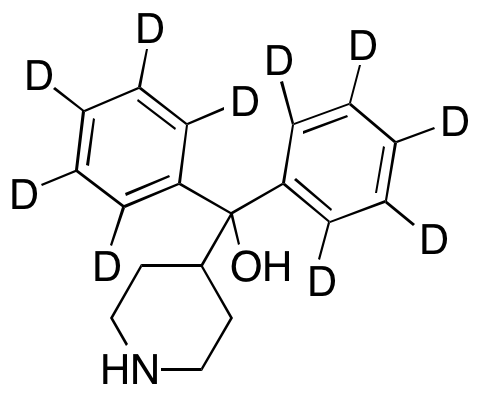 α-(4-Piperidyl)benzhydrol-d10