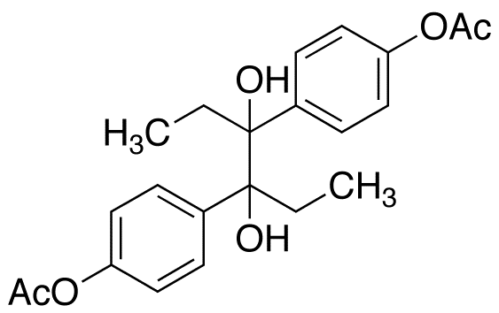 α,α’-Diethyl-4,4’-dihydroxy-hydrobenzoin 4,4’-Diacetate