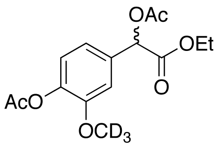 α,4-Di-O-acetyl Vanillylmandelic Acid-d3 Ethyl Ester