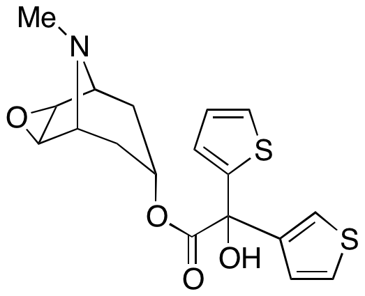 α-Hydroxy-α-3-thienyl-2-thiopheneacetic Acid 9-Methyl-3-oxa-9-azatricyclo[3.3.1.02,4]non-7-yl Ester