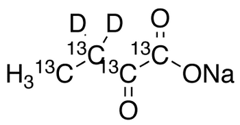 α-Ketobutyric Acid-13C4,d2 Sodium Salt