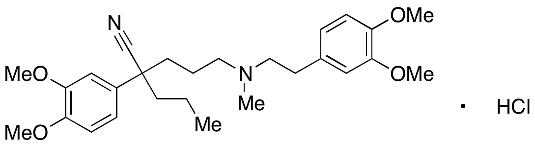 α-Propyl-α-(1-demethylethyl)-Verapamil Hydrochloride