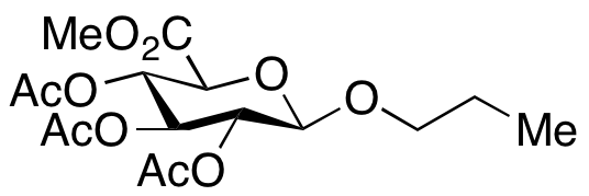 β-D-Glucopyranosiduronic Acid Propyl Methyl Ester, 2,3,4-Triacetate