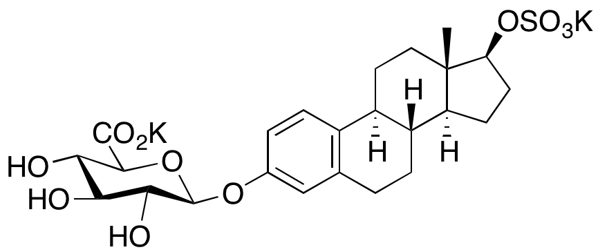 β-Estradiol 3-(β-D-Glucuronide) 17-Sulfate Dipotassium Salt