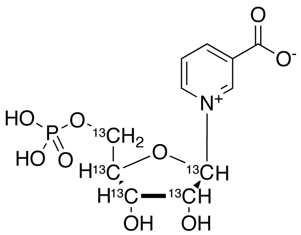 β-Nicotinic Acid Mononucleotide-13C5