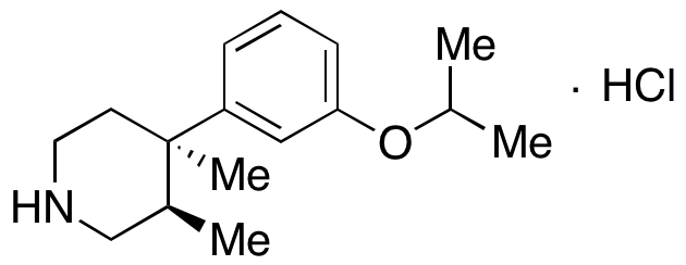 (rac)-4-(3-Isopropoxyphenyl)-3,4-dimethylpiperidine Hydrochloride