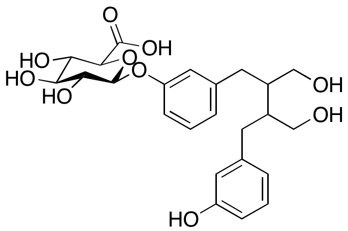 (rac-Enterodiol)-O-glucuronide (Mixture Of Diastereomers)