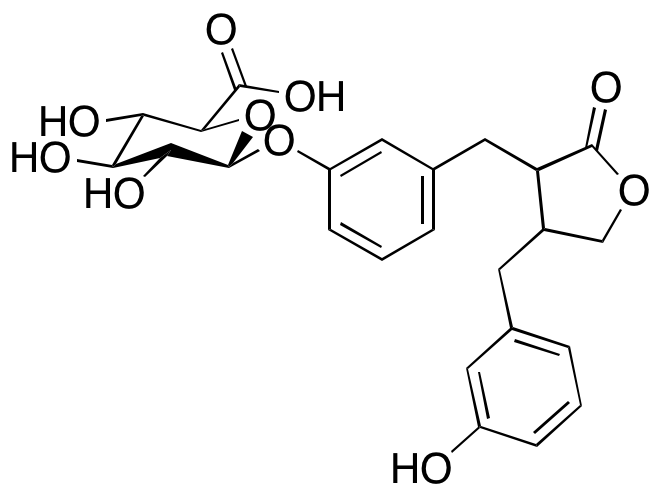 (rac-Enterolactone)-O-glucuronide (Mixture of Diastereomers)