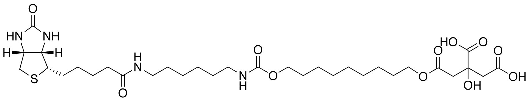 1-[[[(N-Biotinylaminohexyl)carbamoyl]oxy]nonyl] Citrate