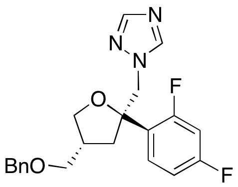 1-(((2R,4R)-4-((Benzyloxy)methyl)-2-(2,4-difluorophenyl)tetrahydrofuran-2-yl)methyl)-1H-1,2,4-triazole