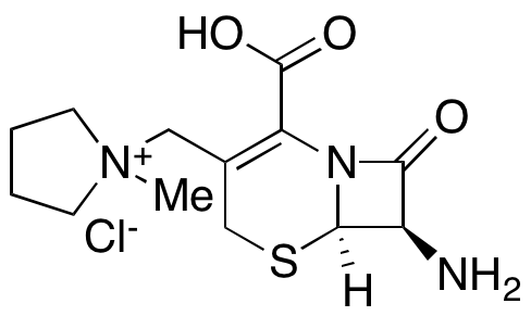 1-[[(6R,7R)-7-Amino-2-carboxy-8-oxo-5-thia-1-azabicyclo[4.2.0]oct-2-en-3-yl]methyl]-1-methylpyrrolidinium Chloride